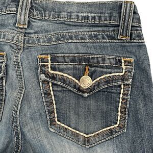 Cruel Girl Lindsay Bootcut Jeans Low Rise Medium Blue Denim Juniors 5R